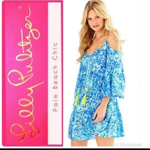 🌸Lilly Pulitzer Alanna Dress in Blue Crush • L